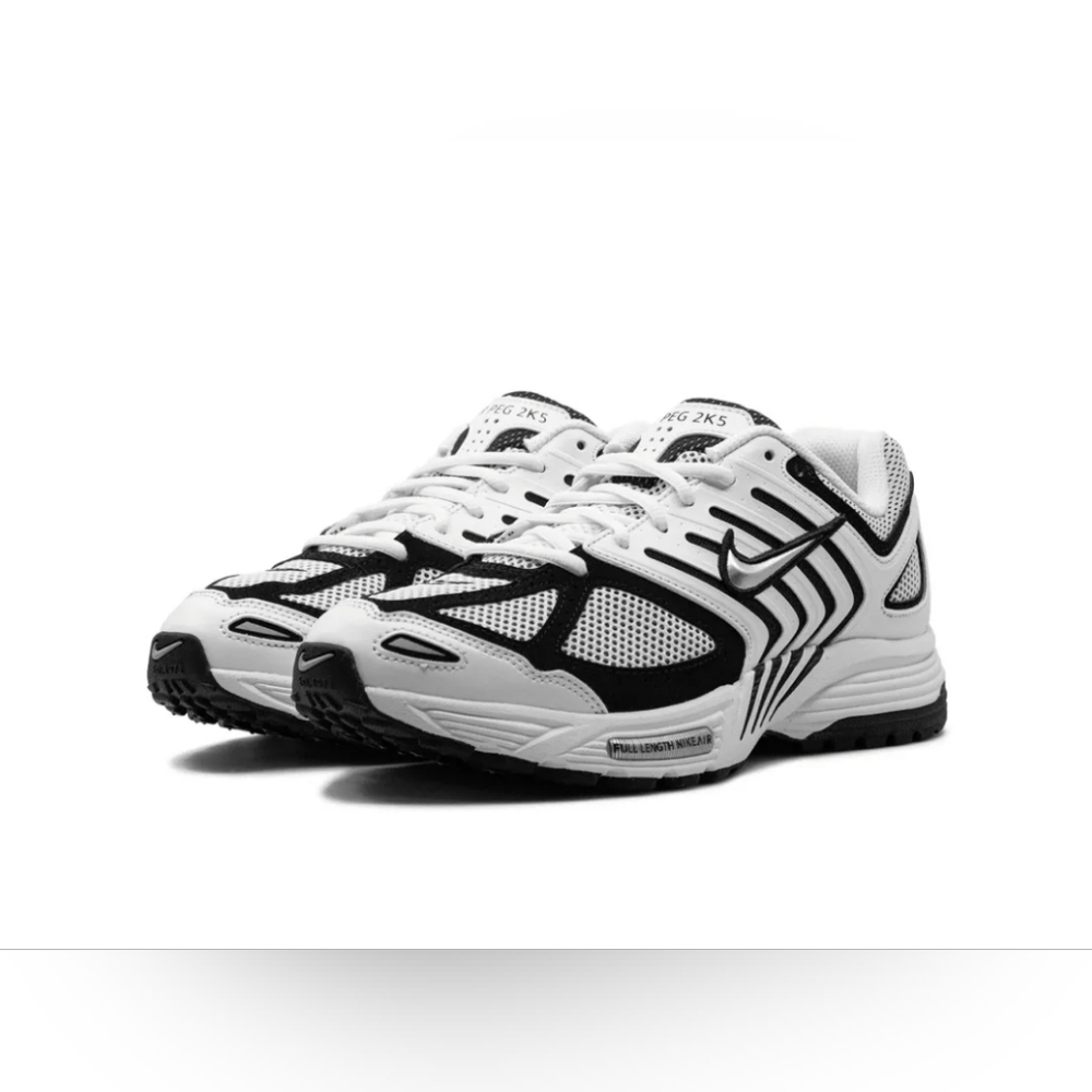 Nike Air Pegasus "White/Black" sneakers Pre-owned Wore 1 Time N Box Sz 12